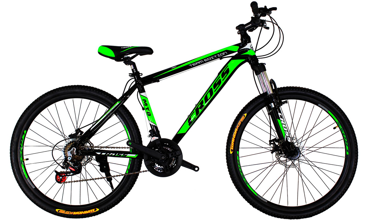 Фотография Велосипед Cross Hunter 26" (2020) 2020 Черно-зеленый 